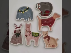 Custom Unicorn Printed Dinner Plates Bowl Set 100% Melamine Tableware Kids Dinnerware