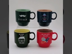 14OZ Customized Dad Mugs Ceramic Mug With Gift Set Best Gift for father's day