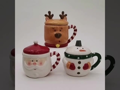 Ceramic Coffee Mugs Deer Shaped 3D 5