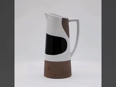 Jug Cup Coffee Water Milk Pitcher Geometric Patterns Jugs Water Ceramic Water Pots & Kettles Food