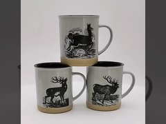 Horse Deer Ceramic Coffee Mugs Durable And Stylish For Your Office