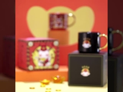 Gold Handle Mug