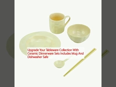 Upgrade Your Tableware Collection With Ceramic Dinnerware Sets Includes Mug And Dishwasher Safe