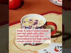 In Stock European style high-grade gifts coffee mug ceramic customized mug