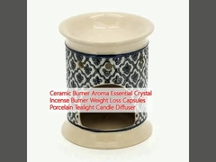 Ceramic Burner Aroma Essential Burner Weight Loss Capsules Porcelain Tealight Candle Diffuser