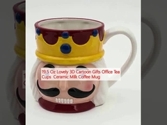 19.5 Oz Lovely 3D Cartoon Gifts Office Tea Cups  Ceramic Milk Coffee Mug