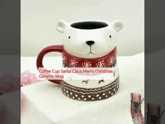 Coffee Cup Santa Claus Merry Christmas  Ceramic Mug